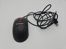 Mouse ORIGINALE Lenovo M-UAE119 41U3030 41U3029  con cavo filo USB Ottico nero