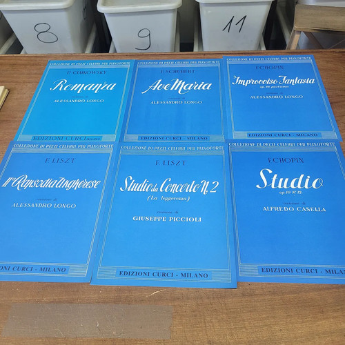 Lotto spartiti - (vedi,