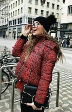 Giacca imbottita Zara stampa