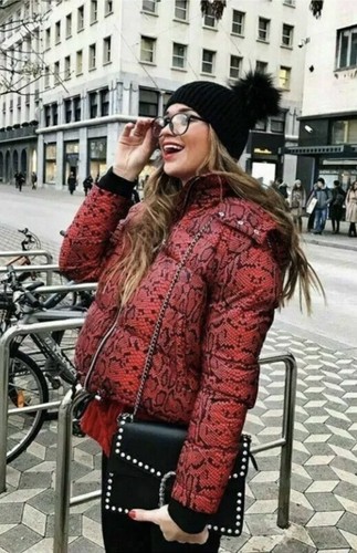 Giacca imbottita zara - giacca, stampa