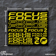 Focus Set Adesivi Giallo | Set