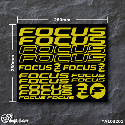 Focus set adesivi - focus, |