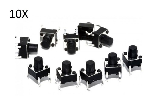 Pulsanti tattili 6x6x8 mm - 10,