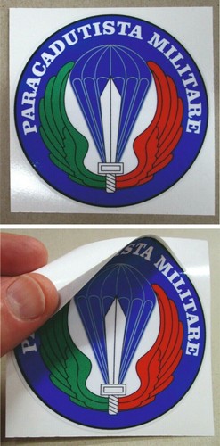 Adesivo sticker paracadutista - adesivo/sticker, "paracadutista