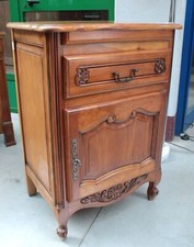 Piccolo stipo ad un'anta con cassetto in ciliegio h 92 cm