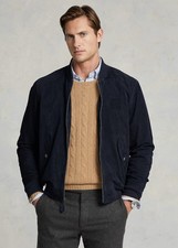 Giubbotto bomber uomo blu navy