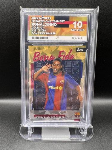 Ronaldinho gem mint - -, 10