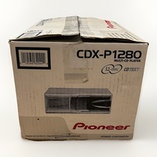 Pioneer CDX-P1280 Vintage 12 dischi auto CD Changer (CON TESTO CD) danni LEGGI