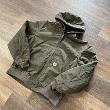 Carhartt Cappotto Uomo Verde Active Jac Tg L 100108909 Outdoor Autunno