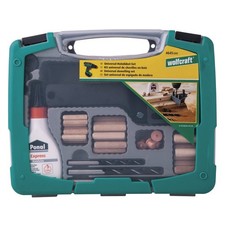 WOLFCRAFT KIT UNIVERSALE PER SPINATURA GIUNZIONI LEGNO ART. 4645