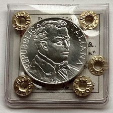 1000 LIRE ARGENTO 1995 “MASCAGNI” NC PERIZIATA FDC NORIS PAOLO!