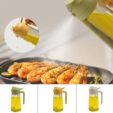 Bottiglia Olio 2in1 Vetro Nuova Spray Dispenser Olio Cucina Bottiglia Olio