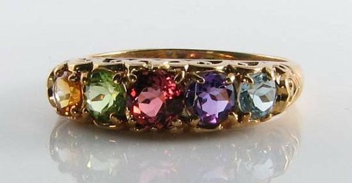Anello eternity art déco - art,