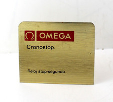 Espositore negozio originale vintage Omega Cronostop ottone