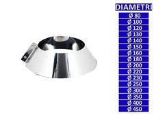 ALLINOX Collare Conico Canna Fumaria Scossalina Acciaio Inox