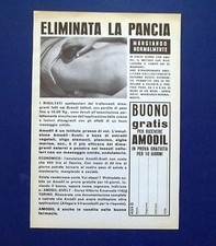 A734-Advertising Pubblicità-1964-TRATTAMENTI DIMAGRANTI AMODIL-SVELT