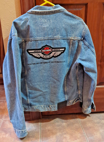 Giacca denim harley - harley, davidson