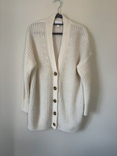 Maglione cardigan donna bianco