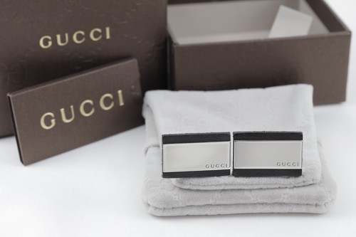 Gemelli rettangolari gucci - gemelli,