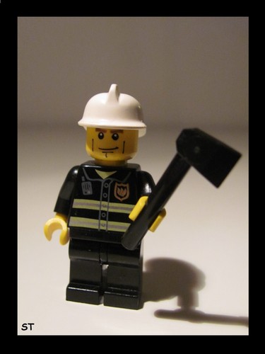 Lego minifig pompiere - lego:, ~