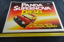 Manifesto Fiat Panda diesel vintage