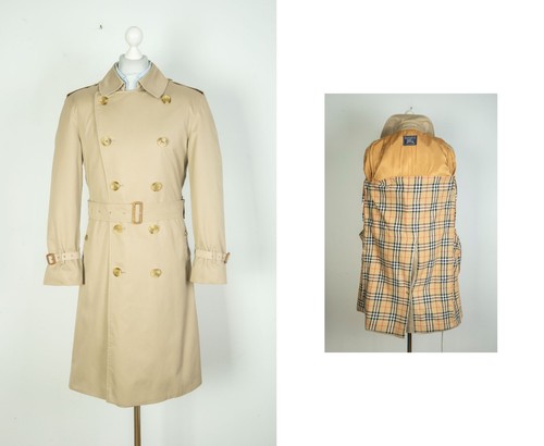 Mens burberry belted double - belted,