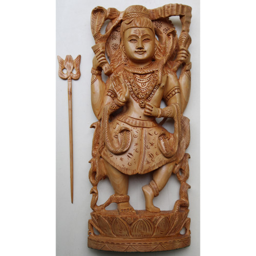 Statua shiva legno - in,