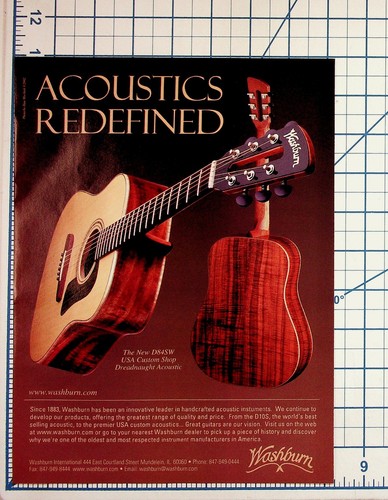 Pubblicità chitarra acustica