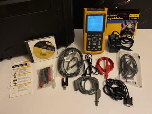 Fluke 124 scopemeter 25ms - fluke, 25ms/s