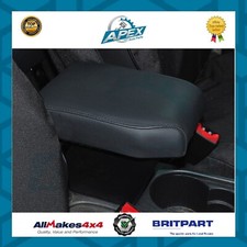 CUBBY BOX & BRACCIOLO - NERO VERA PELLE RHD LAND ROVER FREELANDER 2 - DA5101