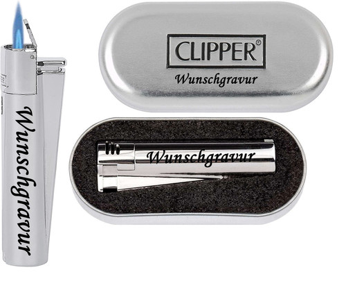Accendino clipper metallo jet - accendino,