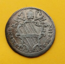 CLEMENTE XII  GROSSO A VI  STATO PONTIFICIO ROMA IN/CIBOS/ PAUPER/UM RARO
