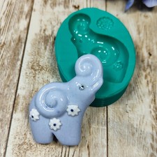 Stampo elefantino con fiori - stampo,