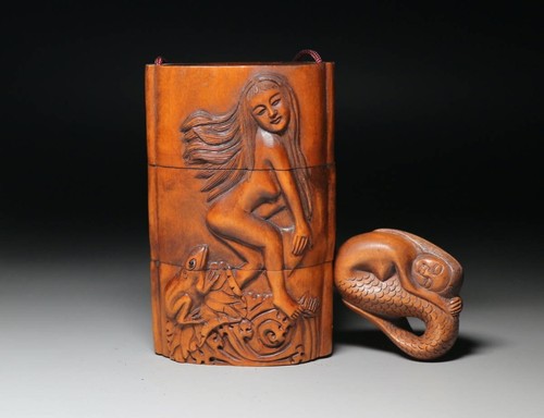 Antica ragazza sirena - antica, e