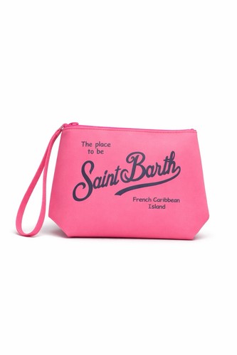 Pochette rosa fluo saint barth - pochette,