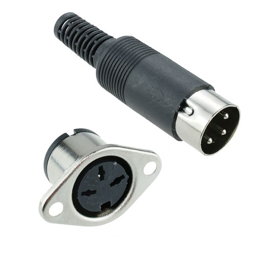 Coppia connettore din poli - din, 3