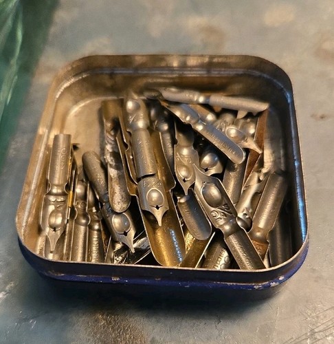Antique vtg fountain - pen, nib