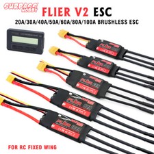 SURPASS HOBBY RC Brushless ESC 20-100A Commutabile BEC per RC Aereo ad Ala Fissa