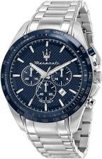 Orologio Uomo Maserati RAGUARDO Cronografo Quarzo R8873612043 Acciaio Argento 45mm