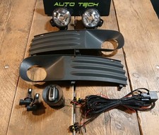 Adatto per VW T5 LED Fendinebbia Kit Inc Interruttore Made in UK Cablaggio Intrecciato di AUTOTECH 