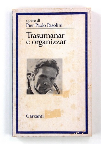 Pier paolo pasolini trasumanar - pier,