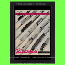 Anni '50  * Pubblicità Originale "Rivarossi, Treni Elettrici in Miniatura" Corni