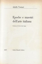 Venturi, Adolfo..EPOCHE E