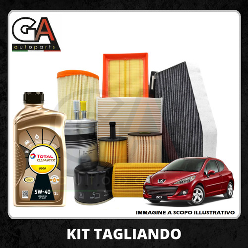 Kit tagliando peugeot - 207, 1.4