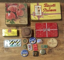 Lotto scatole latta vintage