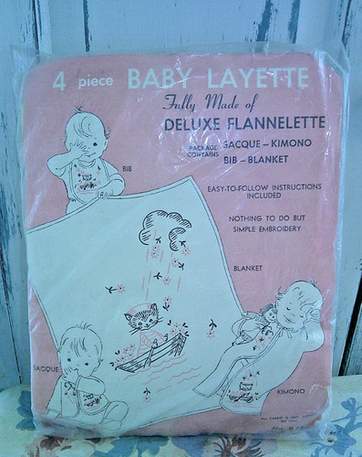 1950 baby layette - 1950's, deluxe