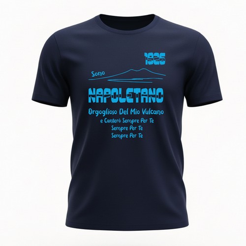 Maglietta blu napoletano - blu, "napoletano