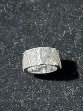Anello Swarovski trasparente