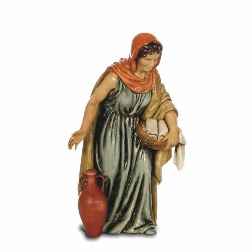 Pastore statuina donna con - statuina,