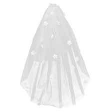  Velo da sposa corto bianco